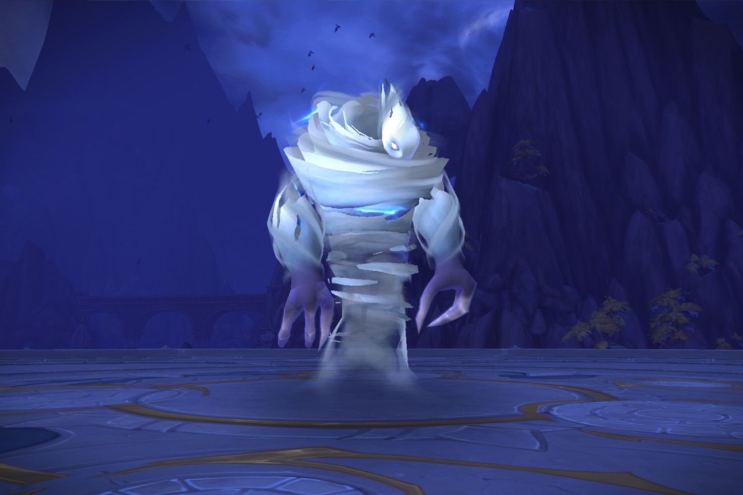 The Primal Stormling pet, a whirlwind elemental.
