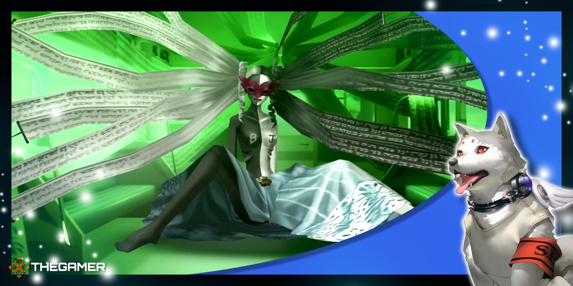 the priestess full moon boss shadow before her fight in persona 3 portable with our p3p frame