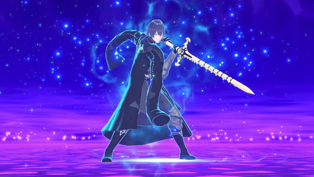 Emblem Byleth Posing When Summoned First Time