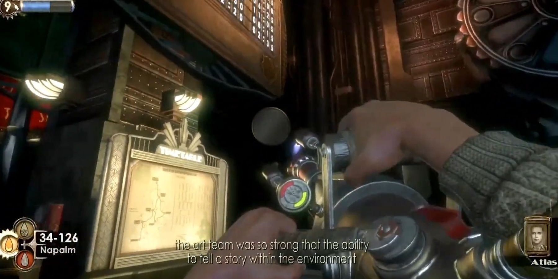 A commentary video about environmental design in BioShock 1 Remastered.