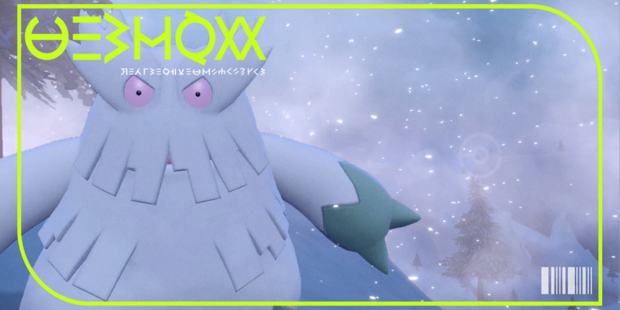 Abomasnow Scarlet Violet Pokedex Image from Pokemon Scarlet & Violet