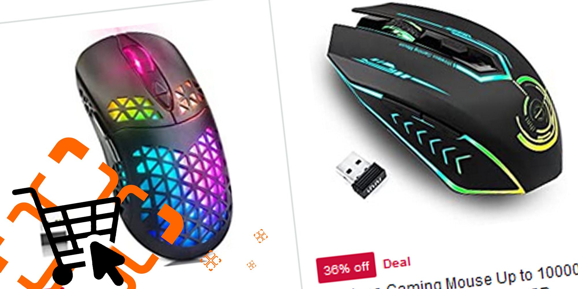 PC mice discounted in Amazon's sale.