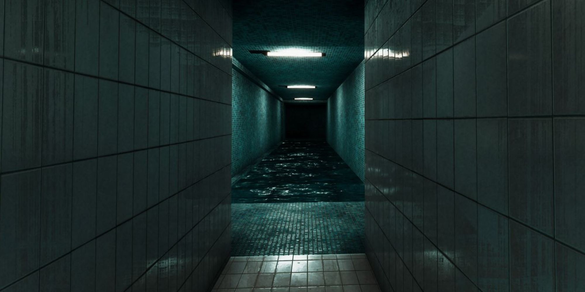 Empty dark hallway in Anemoiapolis