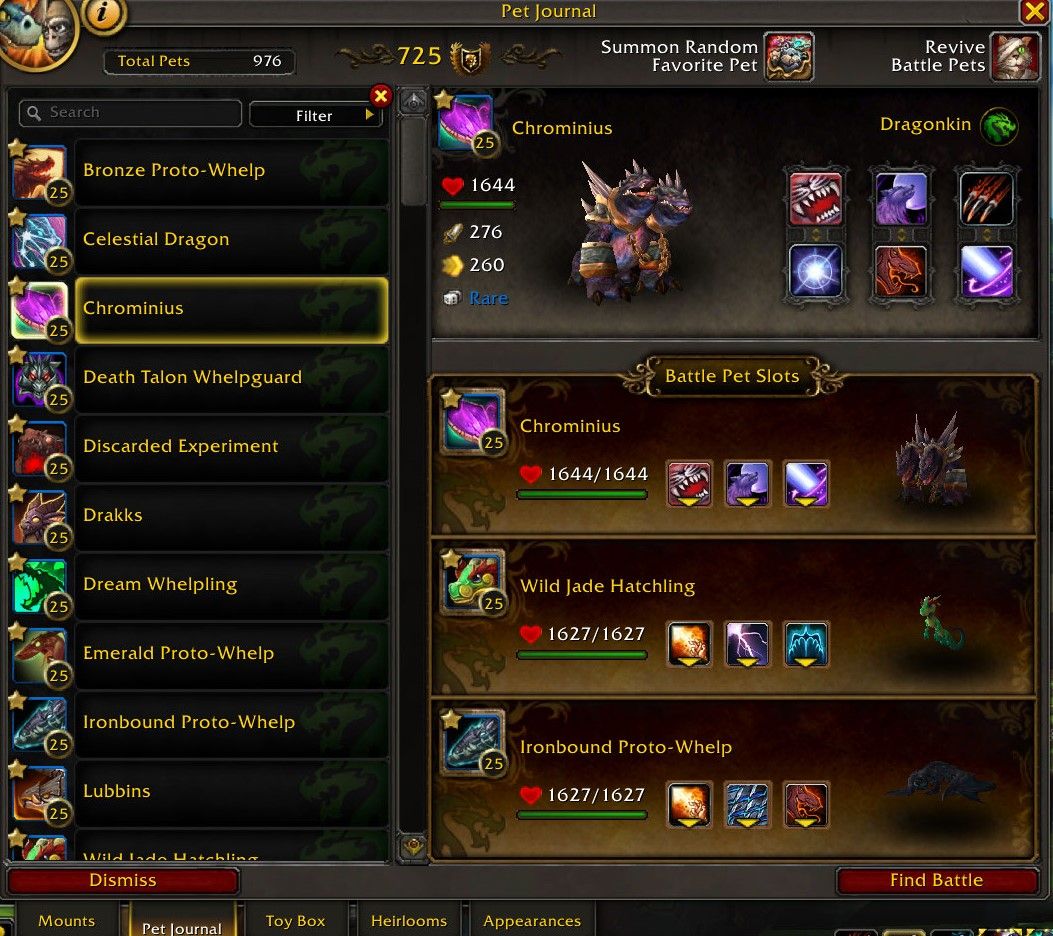 World of Warcraft Bakhushek against dragonkin pet team