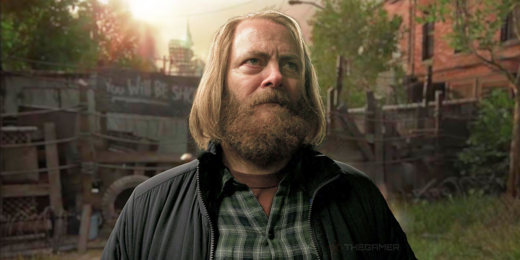 Nick Offerman as Bill in The Last of Us TV show