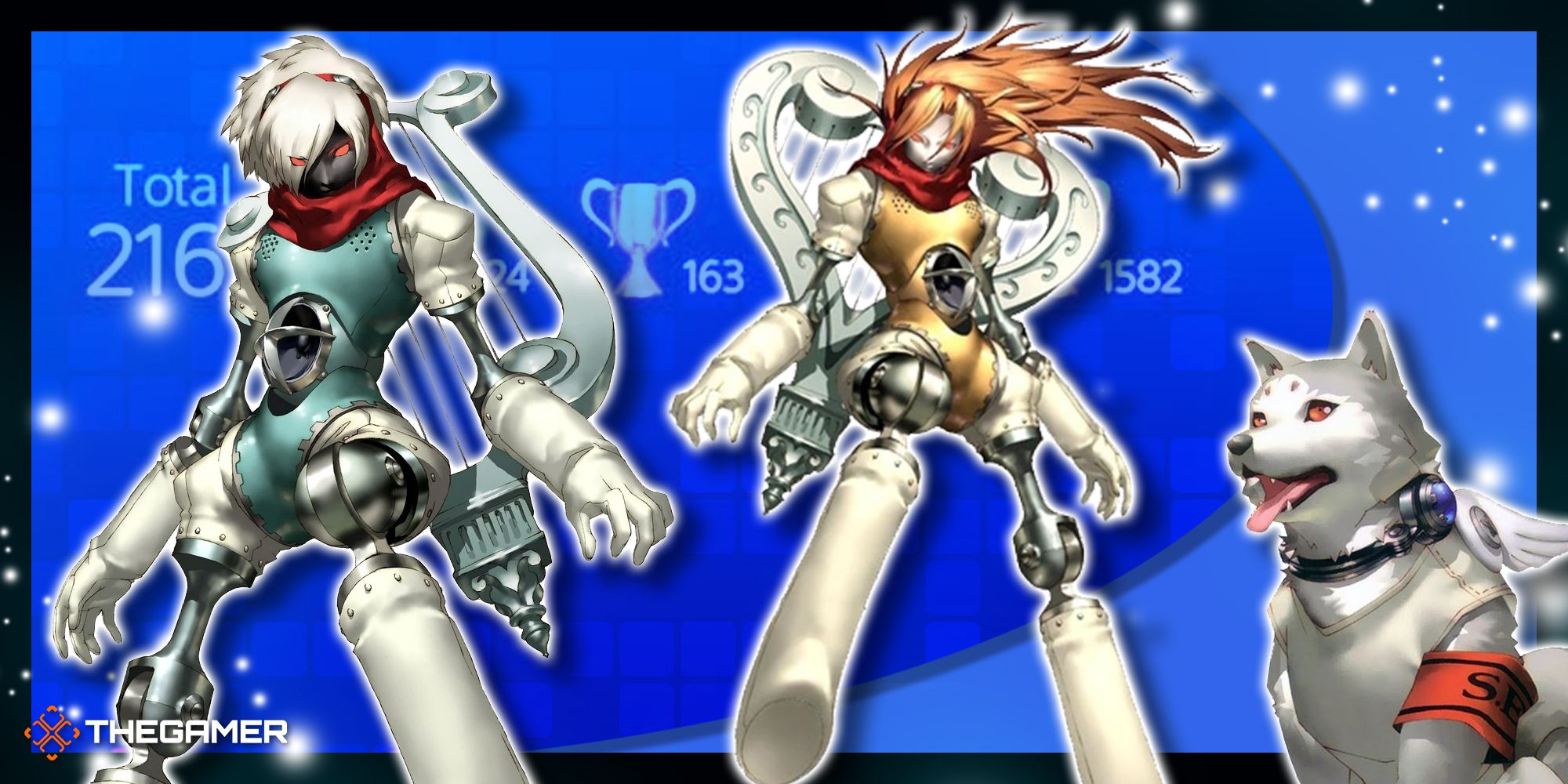 both variants of orpheus representing persona 3 portable's two protagonists