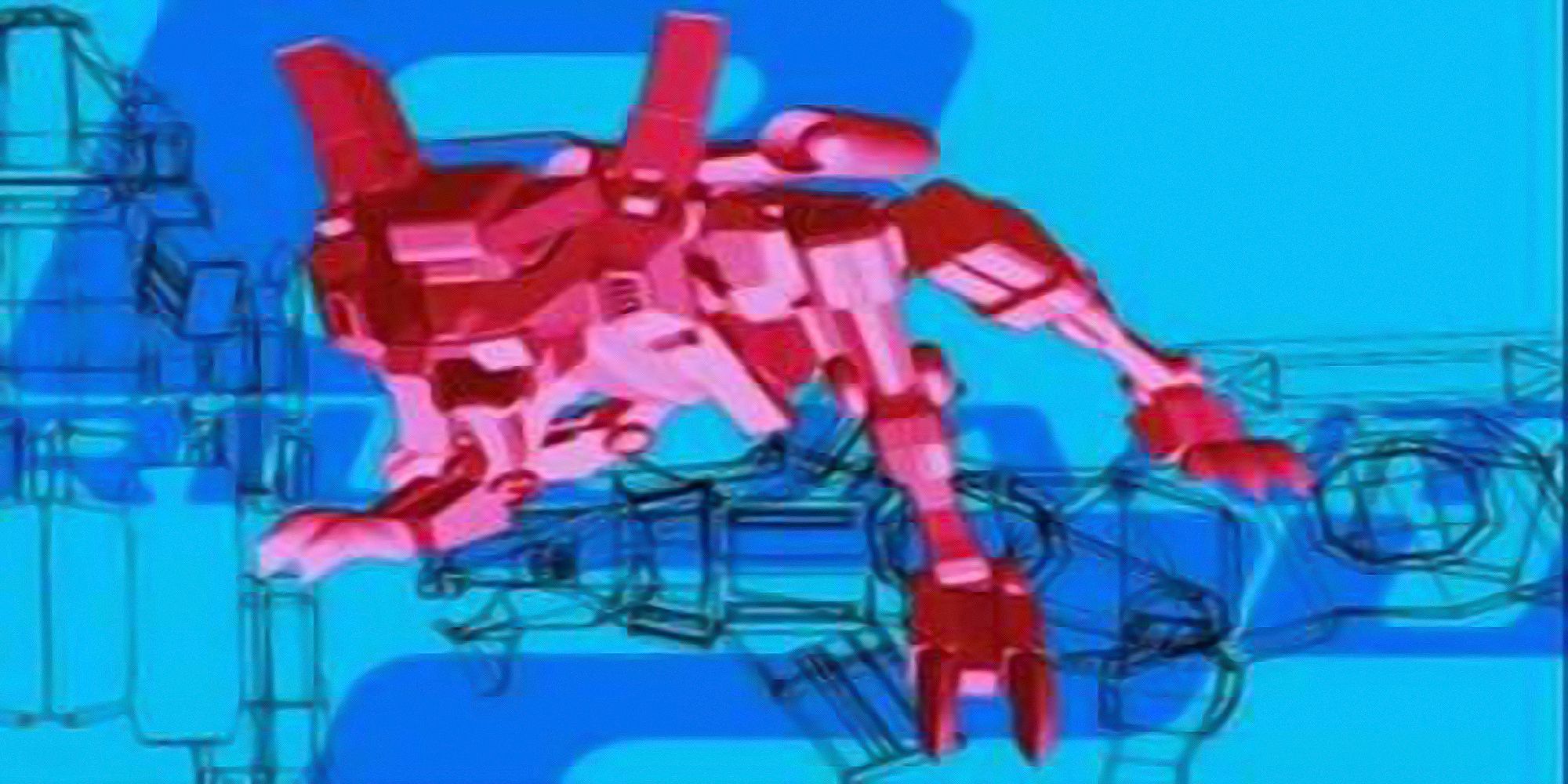 A cyberdog stands alert against a blue background in the artwork for the track, Brilliant 2U, from Dance Dance Revolution 2nd Mix.