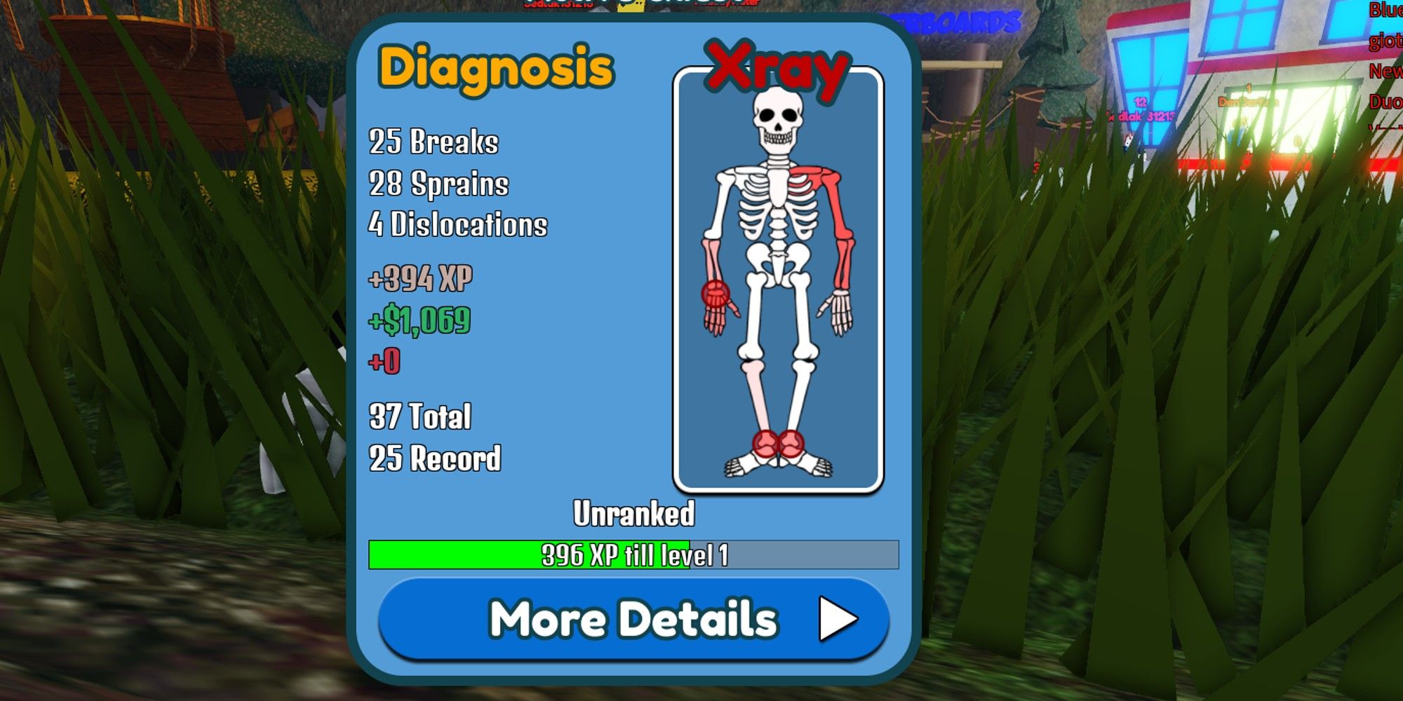 Broken Bones 5 Stats