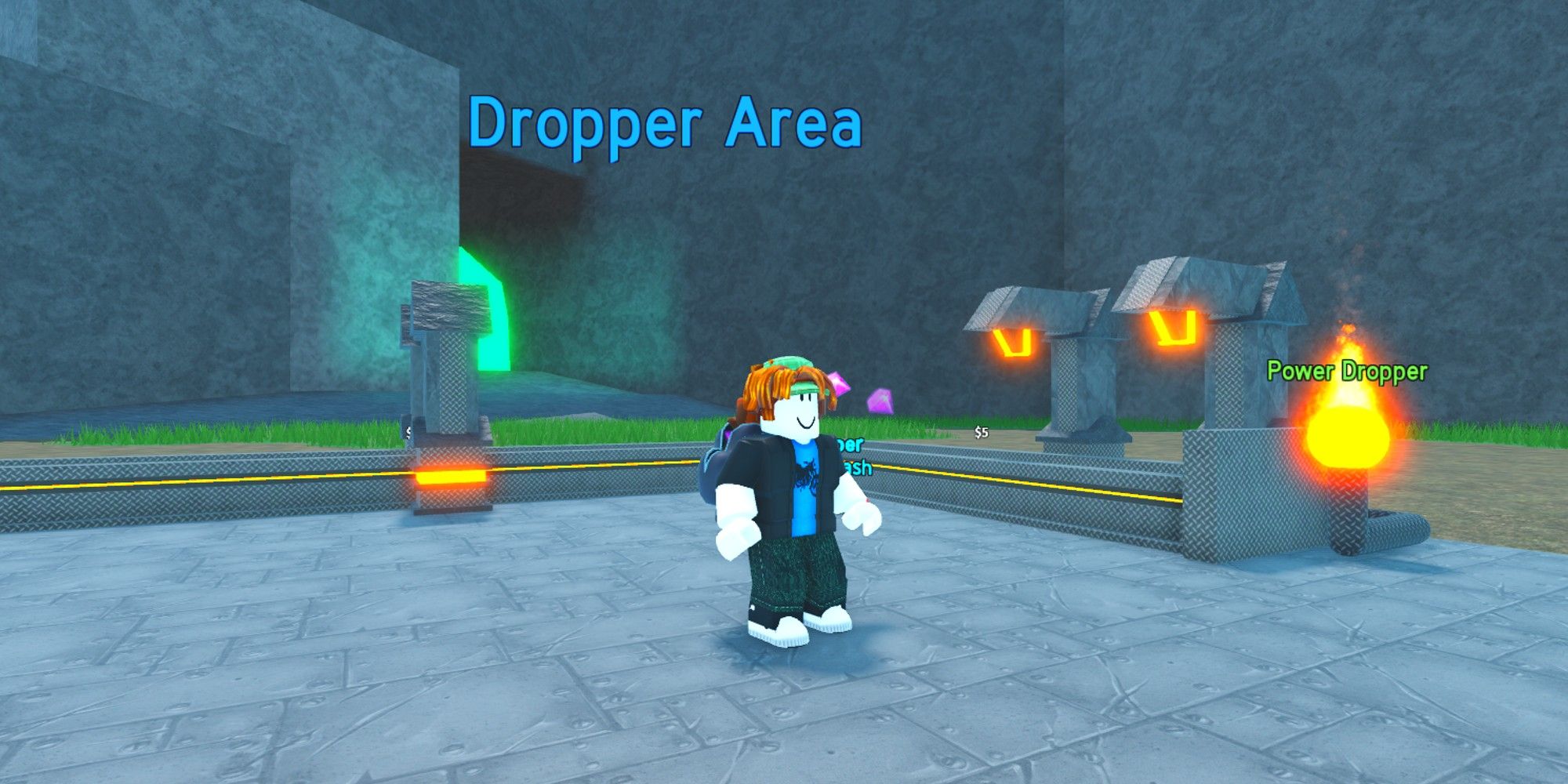 Character Upgrading Their Dropper