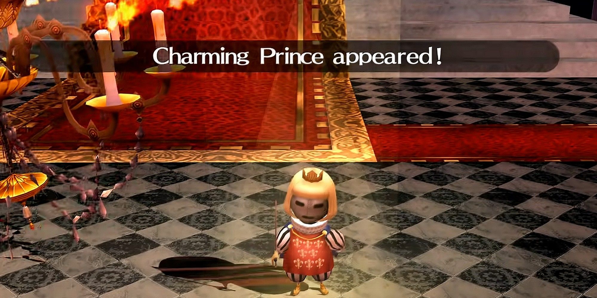 charming prince appearing in the shadow yukiko boss fight in persona 4 golden