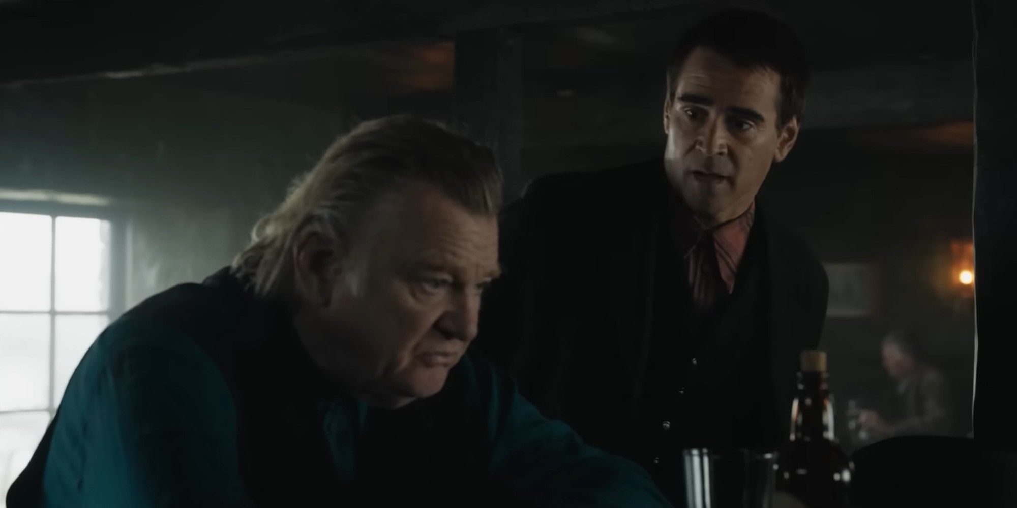 Colin Farrell and Brendan Gleeson In The Banshees of Inisherin