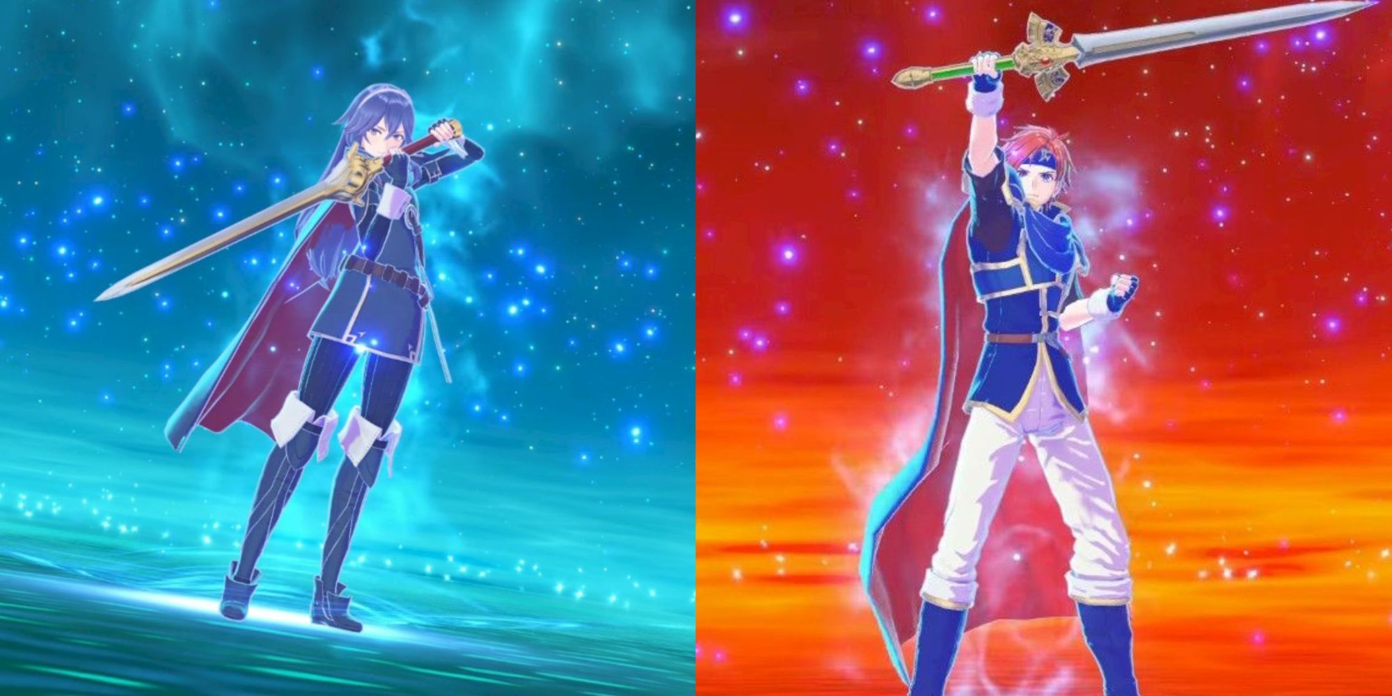 Fire Emblem Engage - Lucina and Roy in Emblem Form