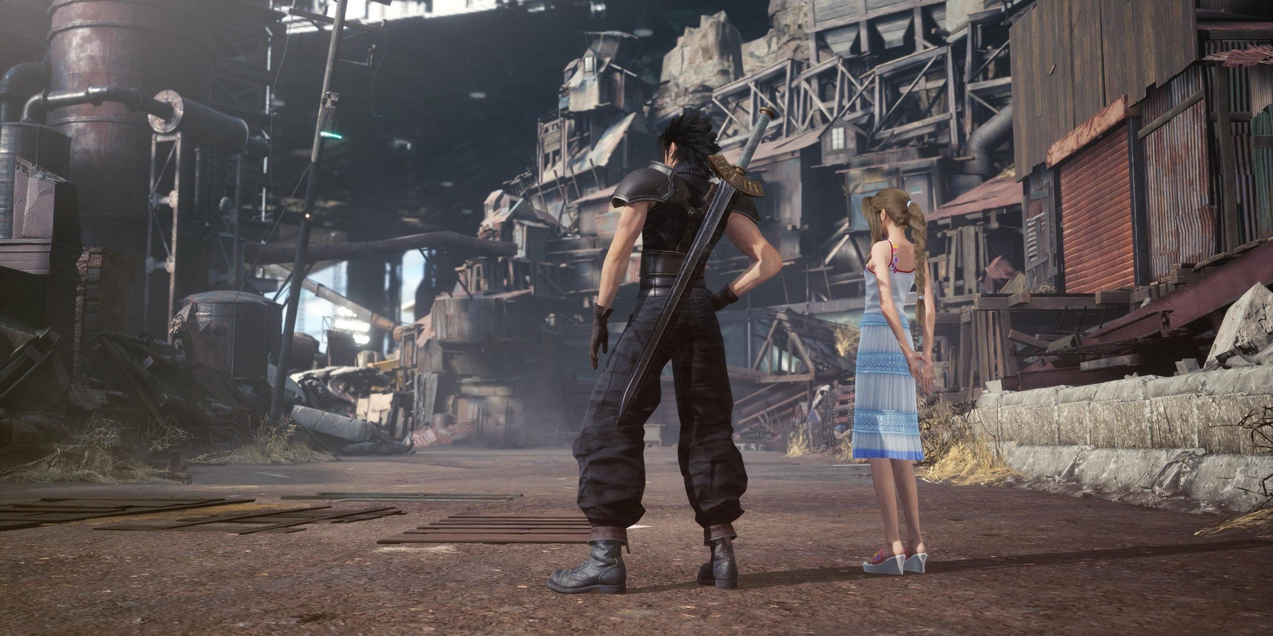 Crisis Core Final Fantasy 7 Reunion, Zack and Aerith