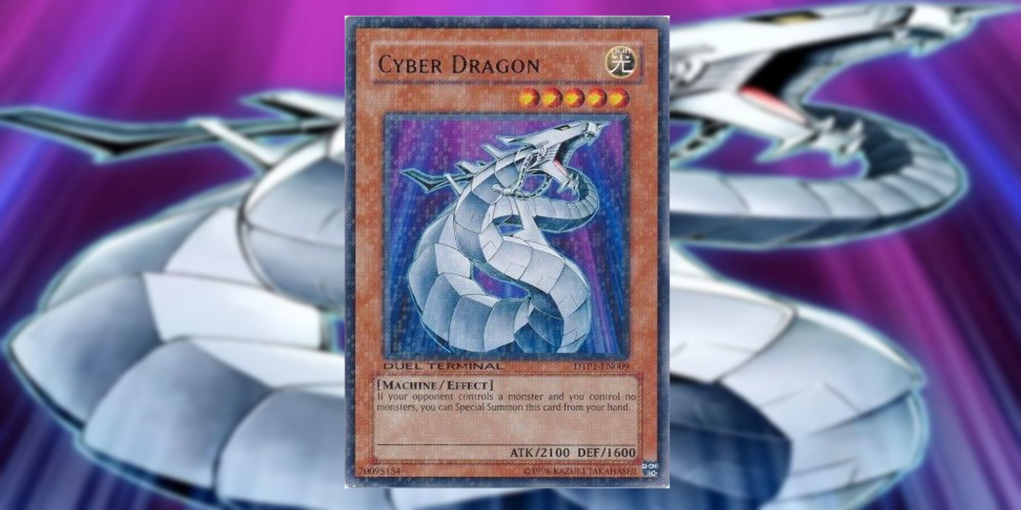 Cyber Dragon card and art background