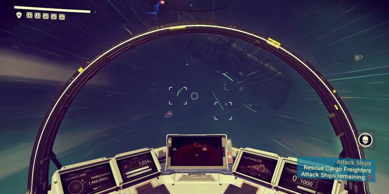 dogfighting in No Man's Sky