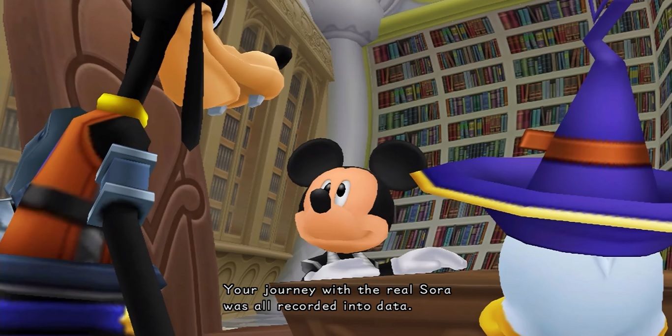 Donald Goofy and Mickey Talking in Kingdom Hearts ReCoded