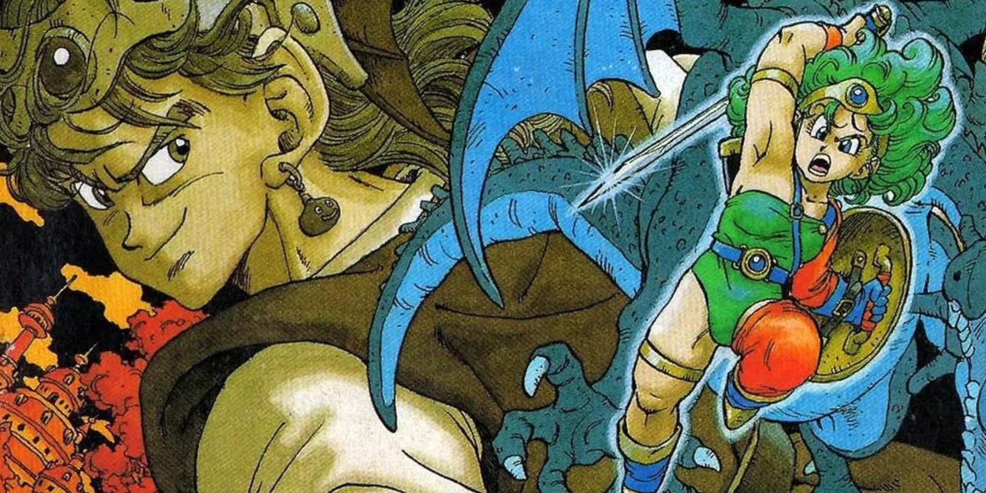 Dragon Quest 4 main hero  male and female