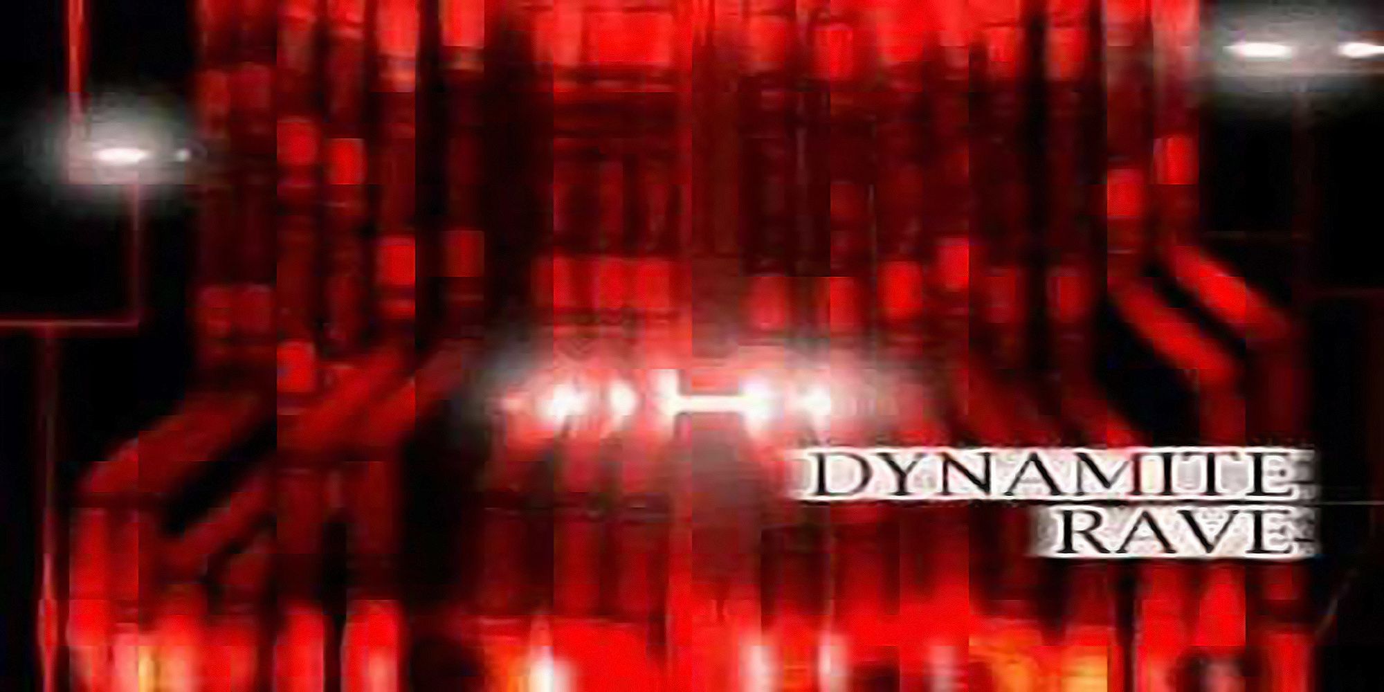 A system of dark red pipes adorn the background art of the track, Dynamite Rave, from Dance Dance Revolution 3rd Mix.