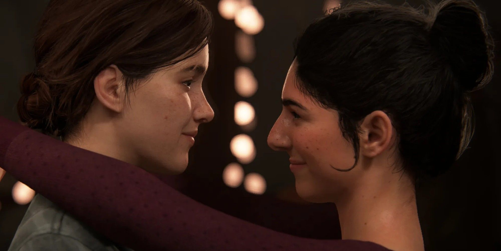 ellie and dina dancing in the last of us part 2