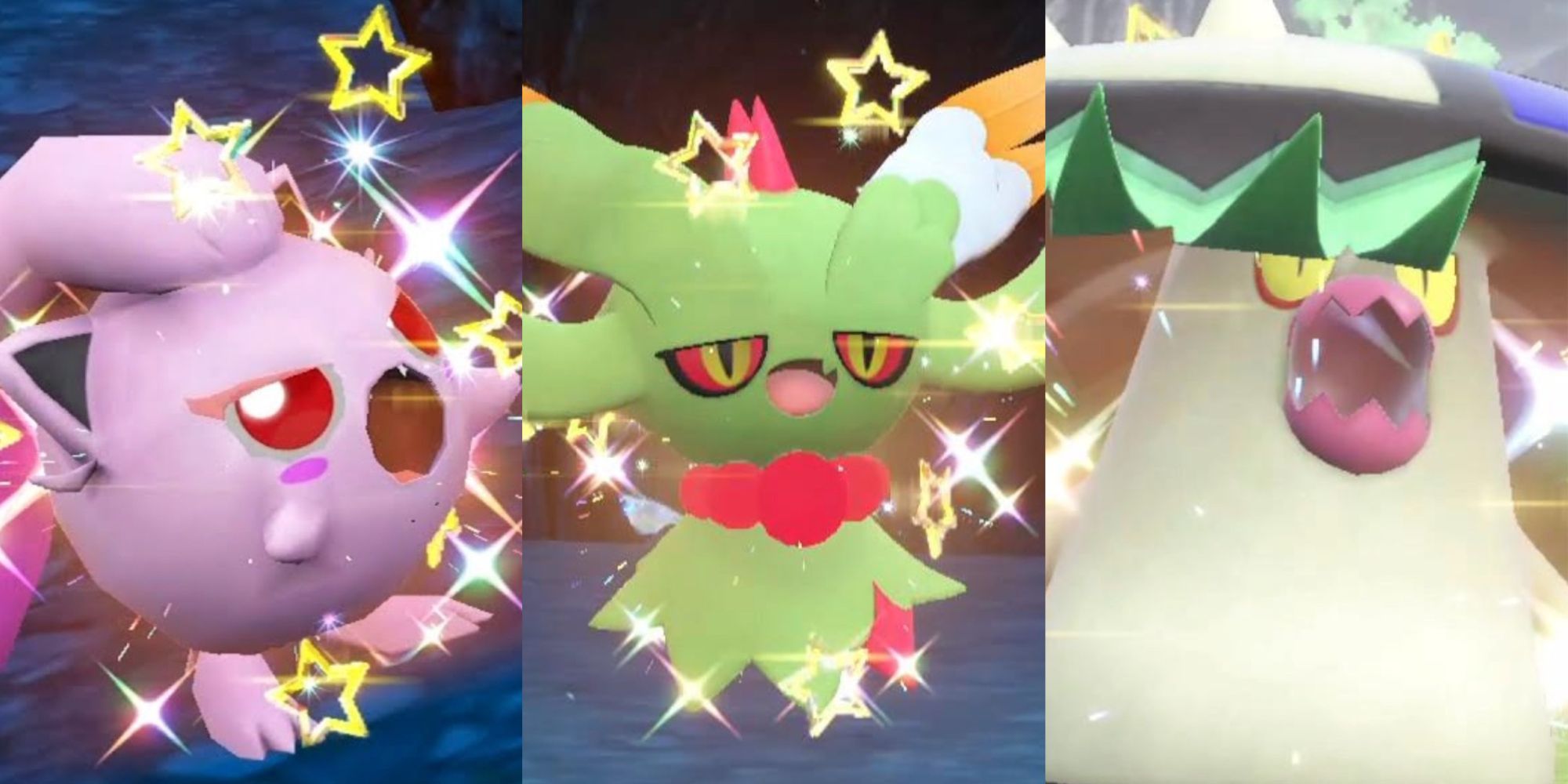 What are the normal and Paradox exclusives for Pokemon Scarlet and Violet?