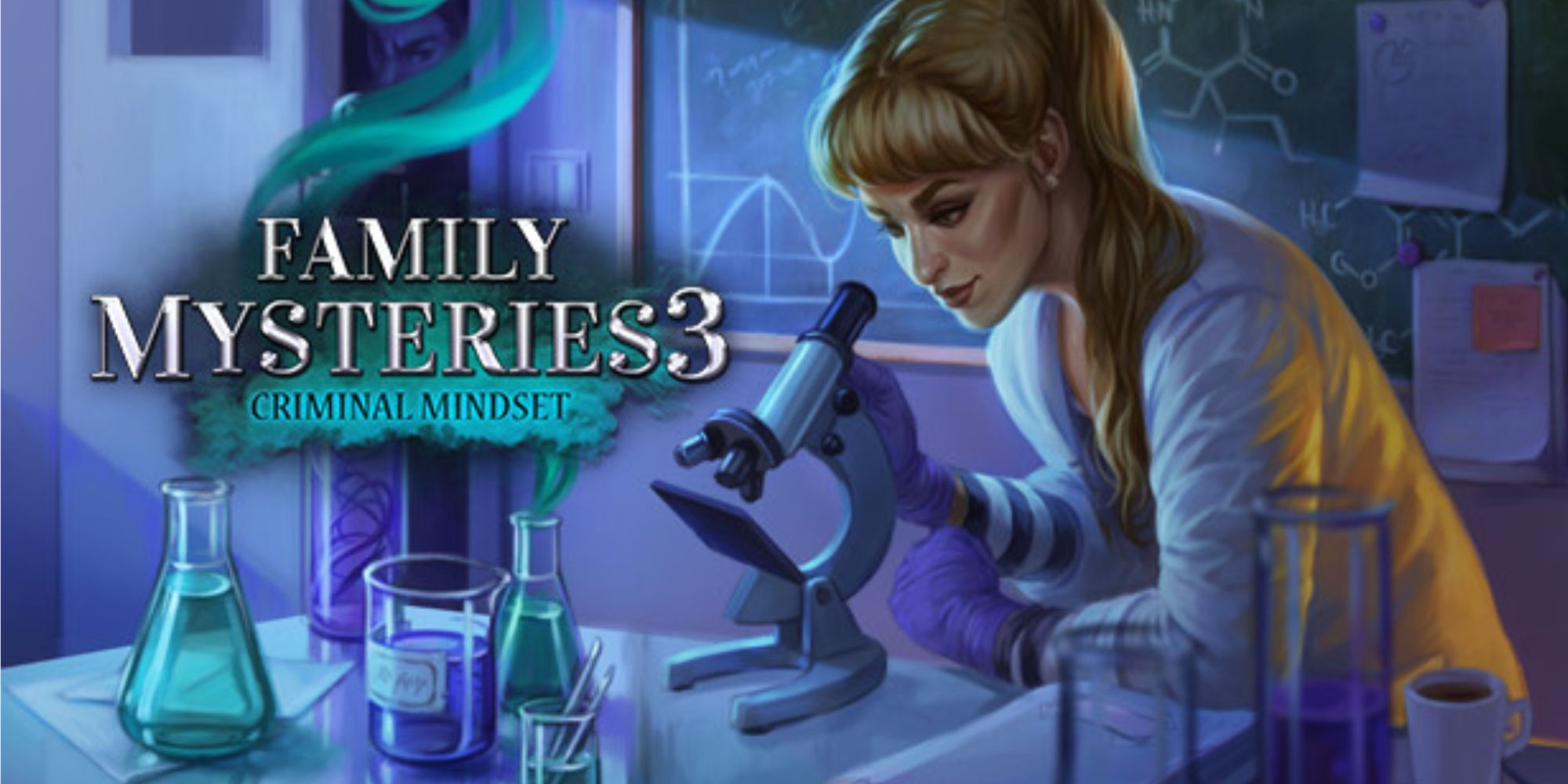 Family Mysteries 3 Criminal Mindset Cover Image Woman Working In Chemistry Lab