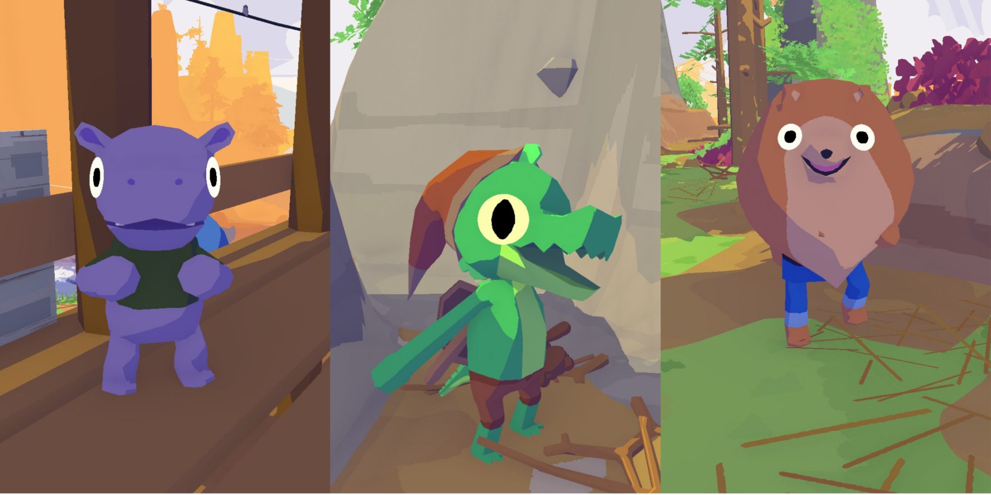 Featured image of Lil Gator Game characters Gunther, Lil Gator, and Twig