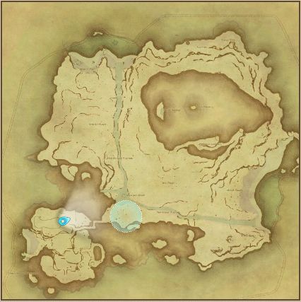 Final Fantasy 14 island pumpkin seed location on map.