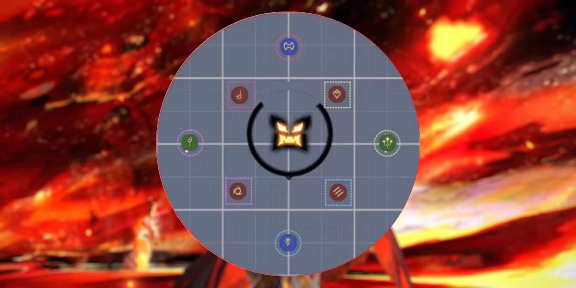 Setting up the Clock Positions in the Mount Ordeals Extreme Trial. This consists of spreading out the Jobs in marked areas found in the cardinal and intercardinal directions, allowing you to get the most out of each role in Final Fantasy 14