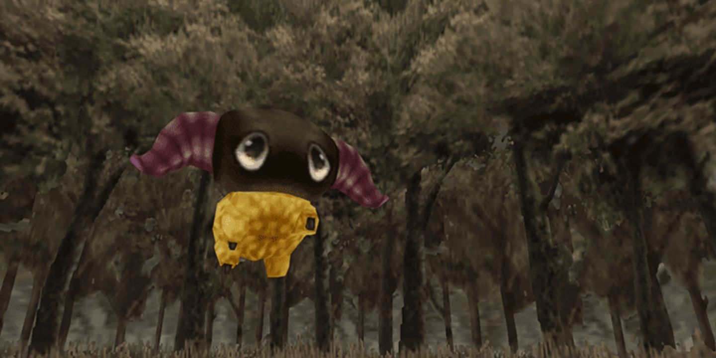 The Friendly Yan against a forest background in Final Fantasy 9.