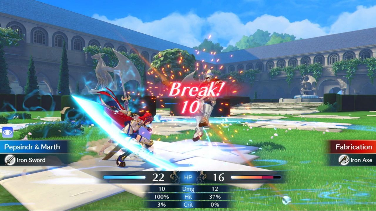 Fire Emblem Engage, Chapter 2, Using Alear To Break The Axe Fighter