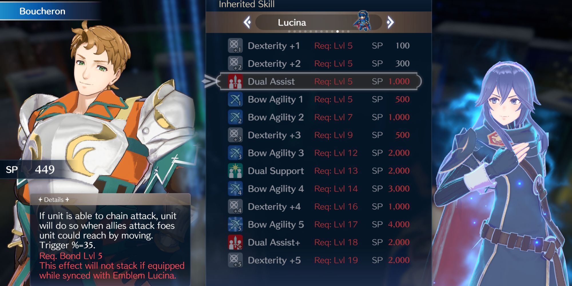 Fire Emblem Engage - Lucina Dual Assist