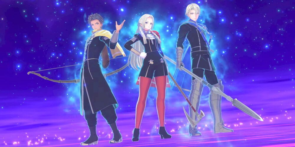 Fire Emblem Engage, Edelgard, Dimitri, and Claude All Pose