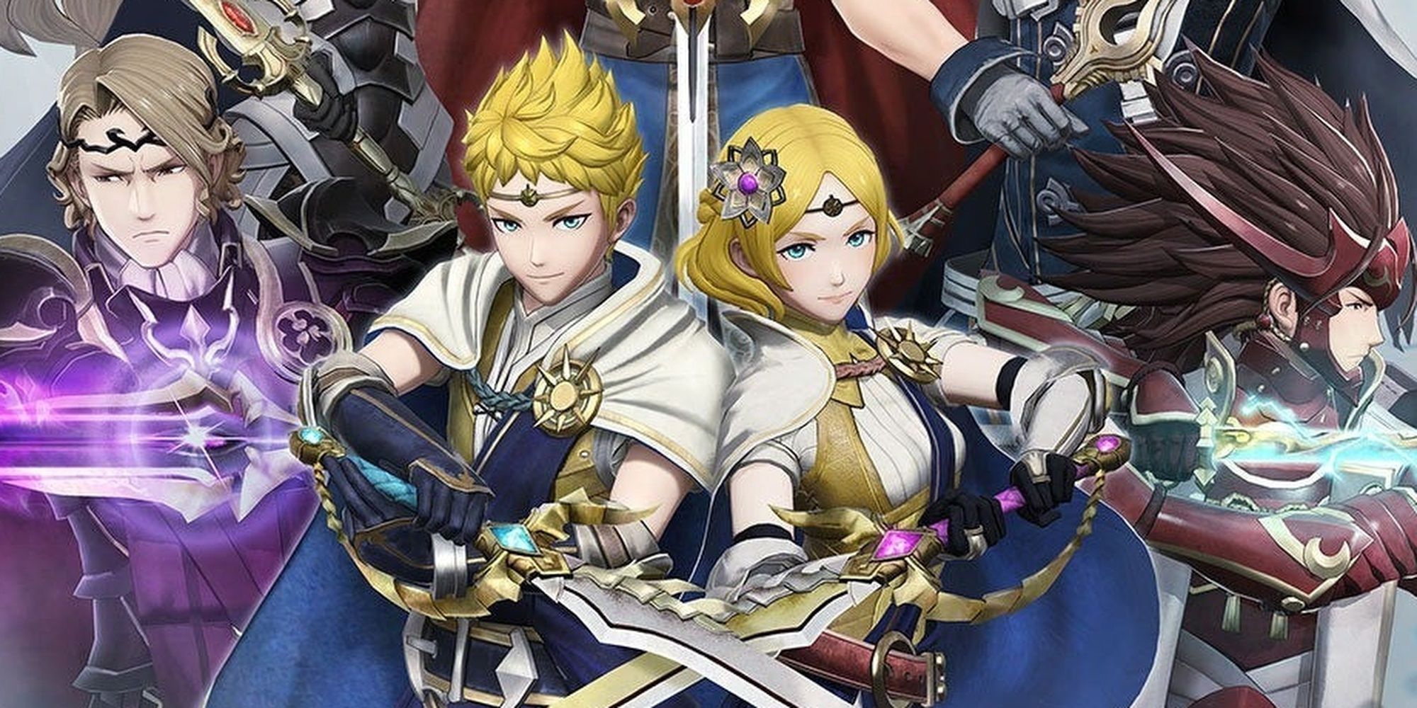 Fire Emblem Warriors cover with twins on the cover