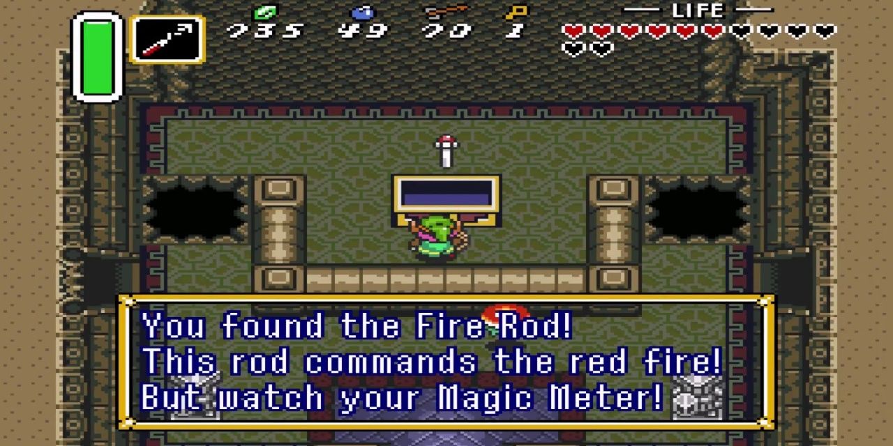 Fire Rod in A Link To The Past