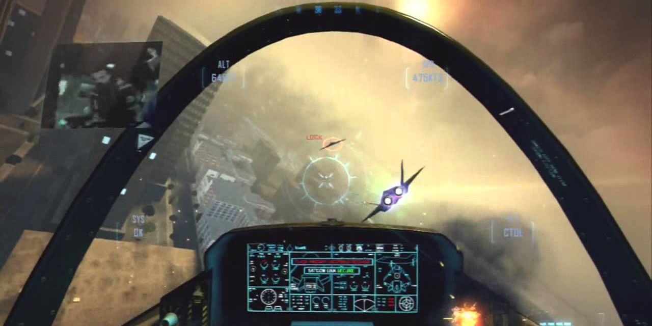 Flying a jet in Black Ops 2