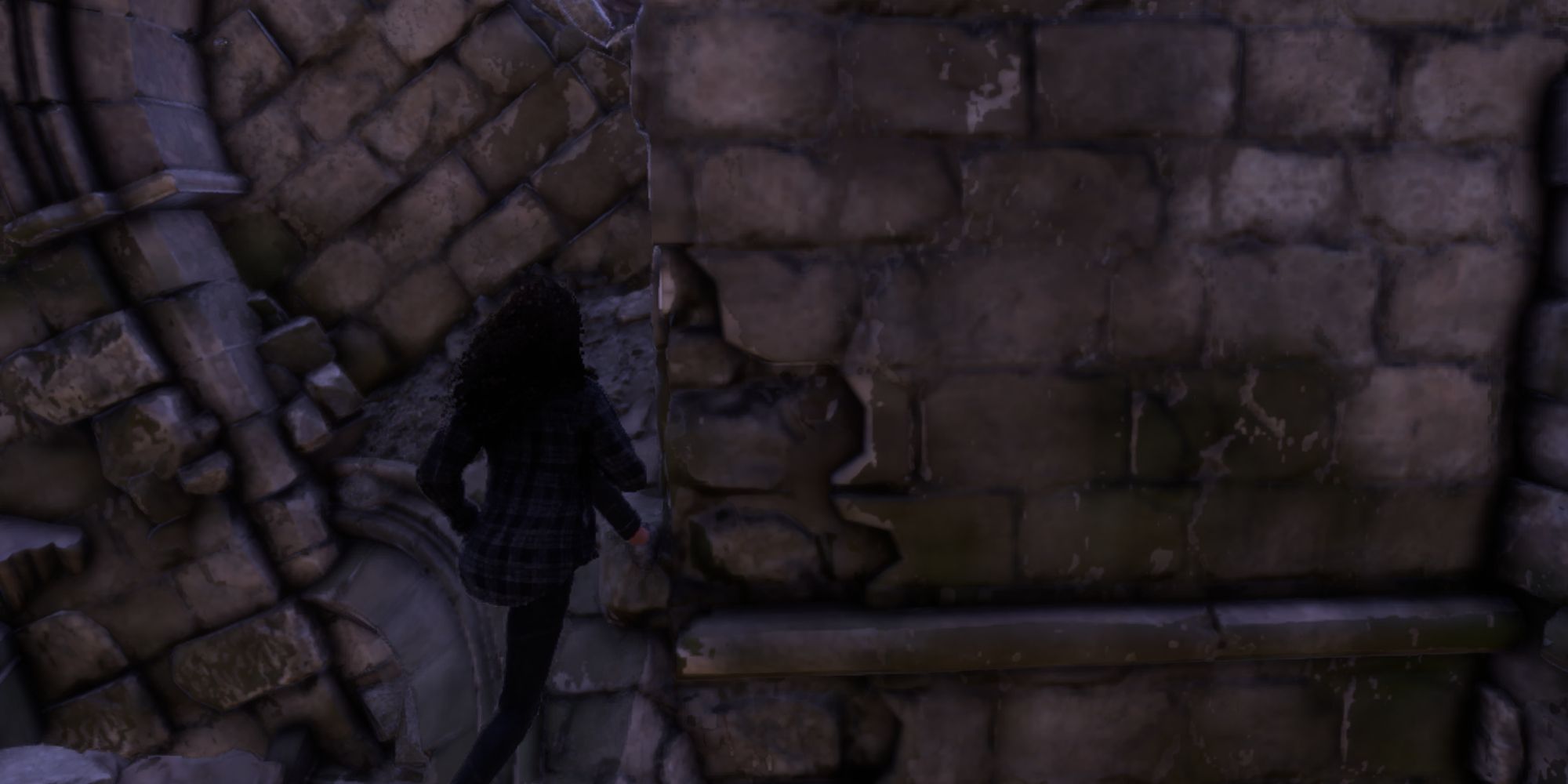 Forspoken - Player trying to climb wall as Frey