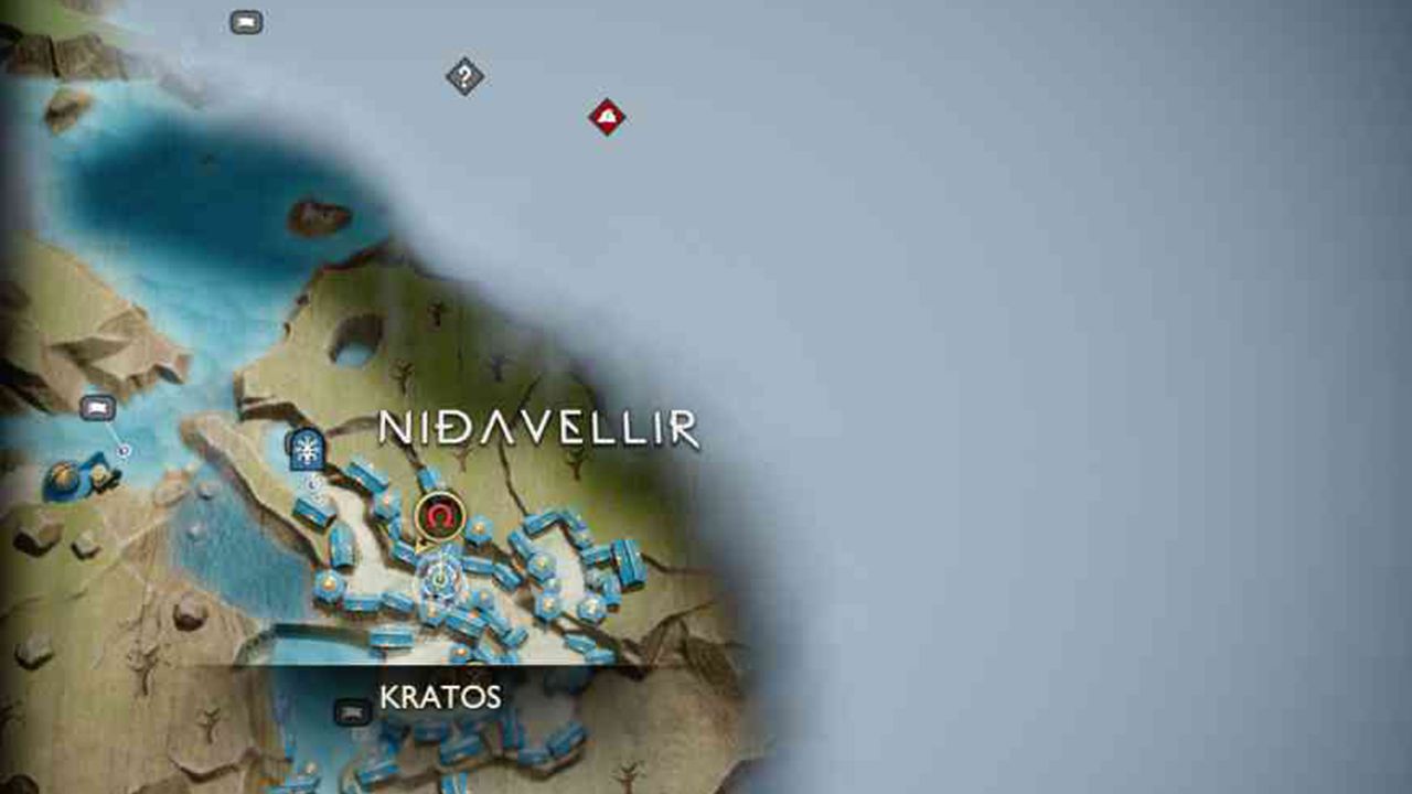 God of War RAgnarok Draupnir Spear Mountain Splitter Map Location