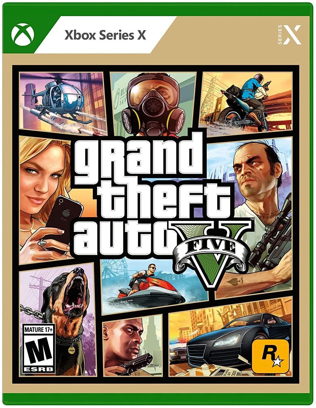 Grand Theft Auto 5 Xbox case