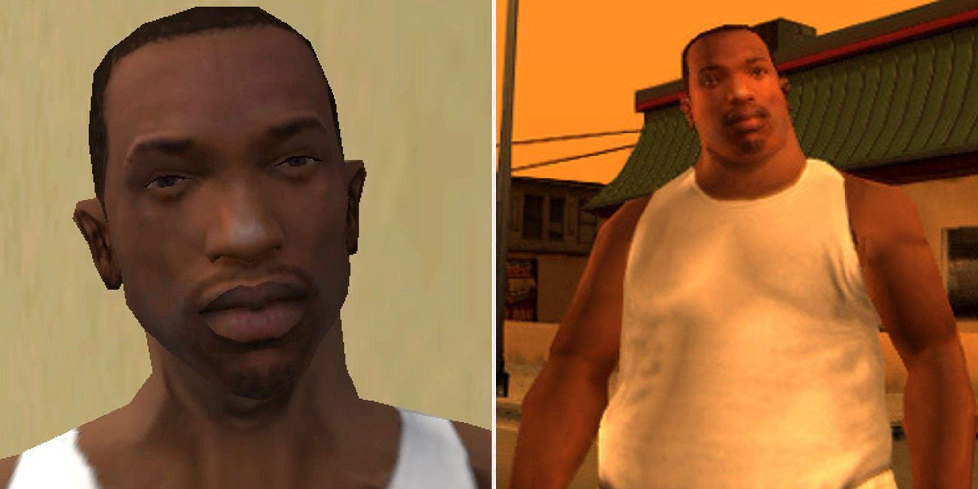 GTA San Andreas Skinny CJ and heavy CJ