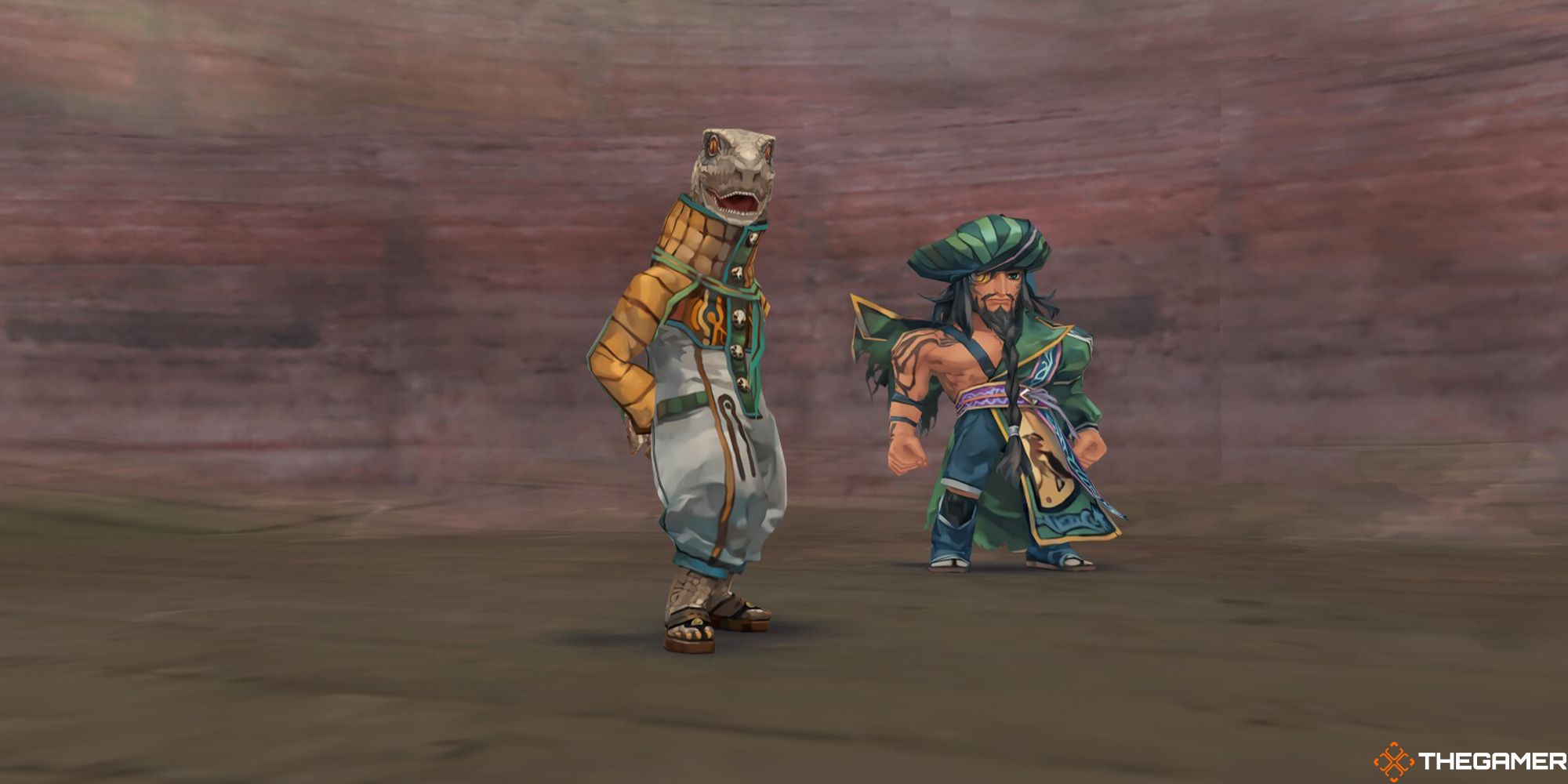 Guella Ha and Hawke in Romancing Saga: Minstrel Song