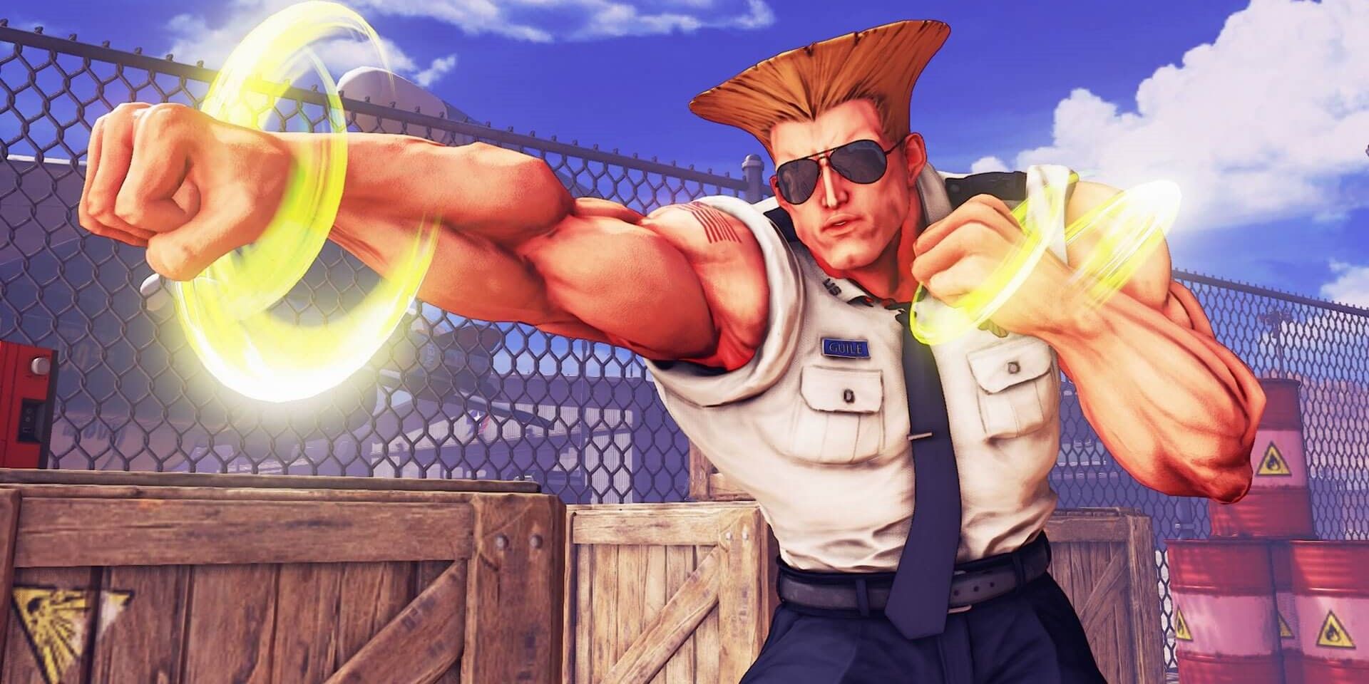 Guile Street Fighter Series right punch 