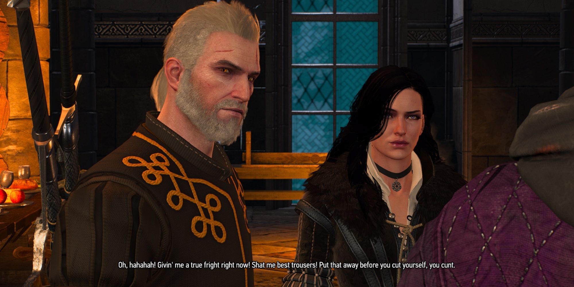 Geralt and Yennefer in The Witcher 3
