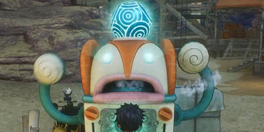 A item fusing machine in the One Piece Odyssey game