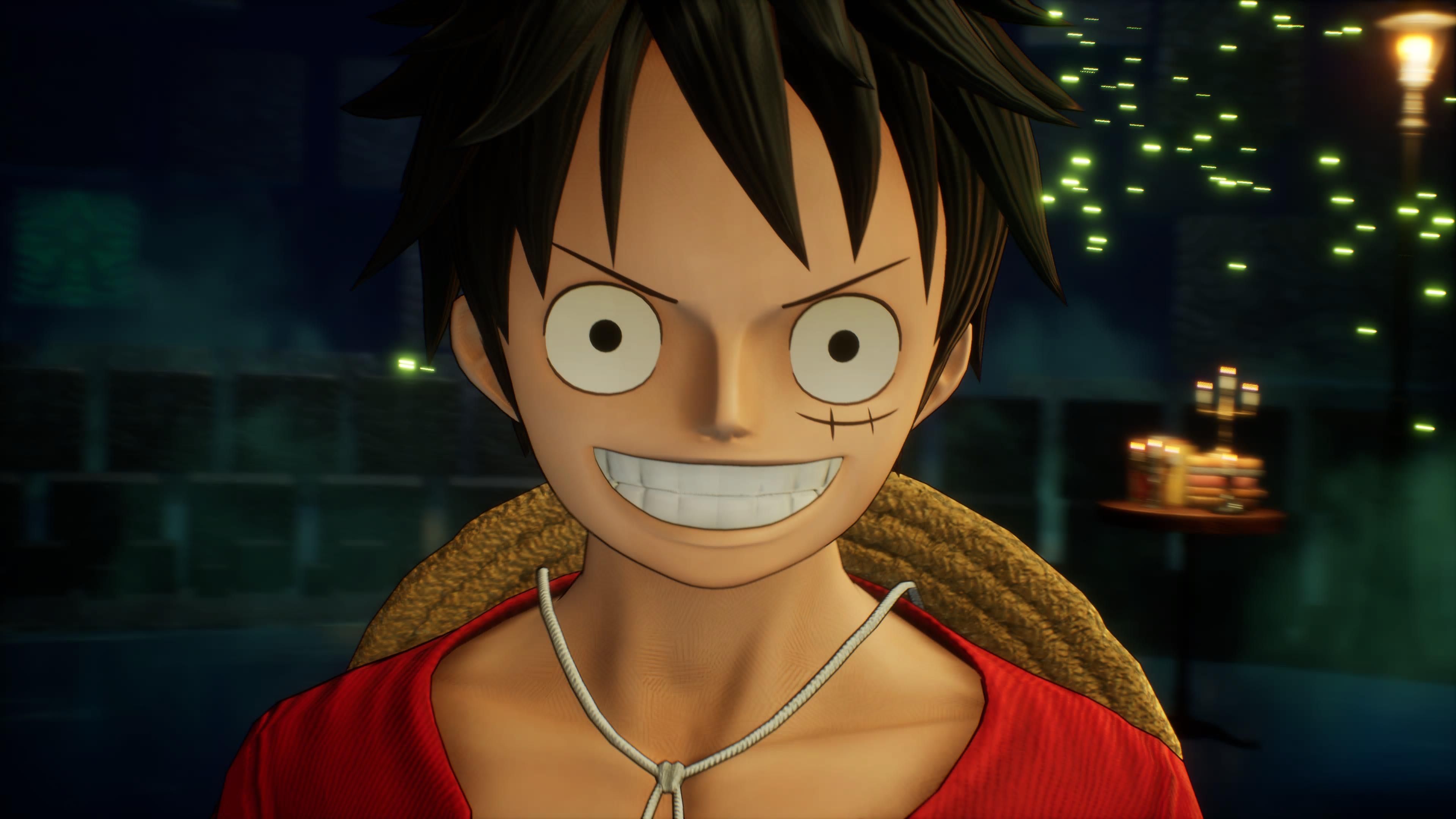Luffy smiling close up