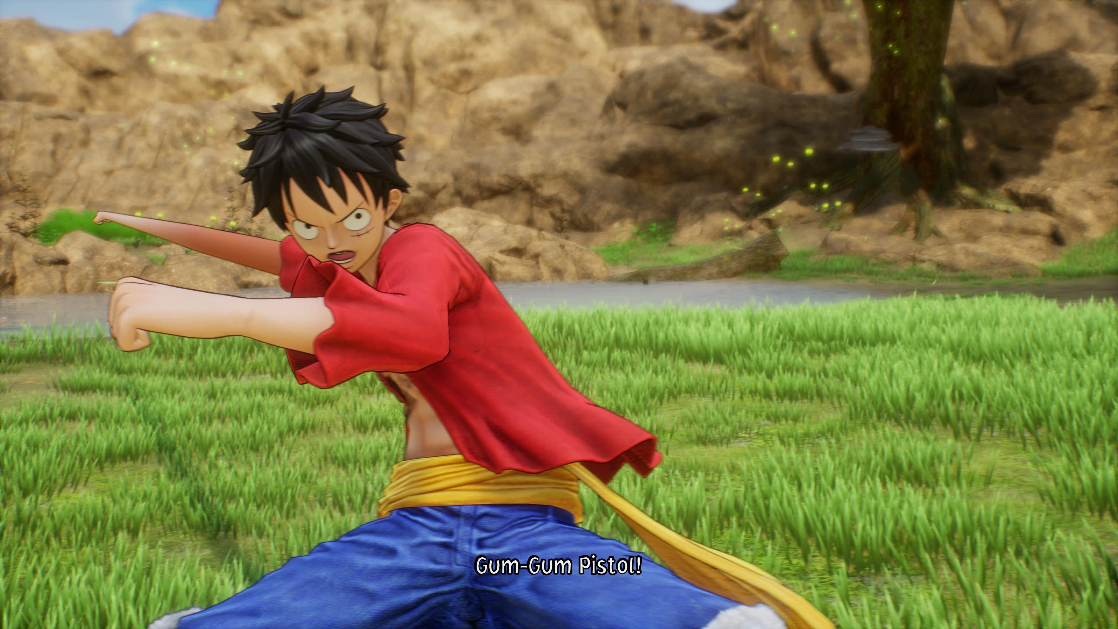 One Piece Odyssey Luffy in fight pose