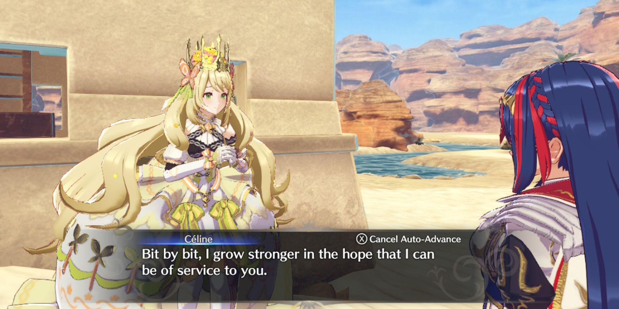 Fire Emblem Engage - Celine post-battle positive quote