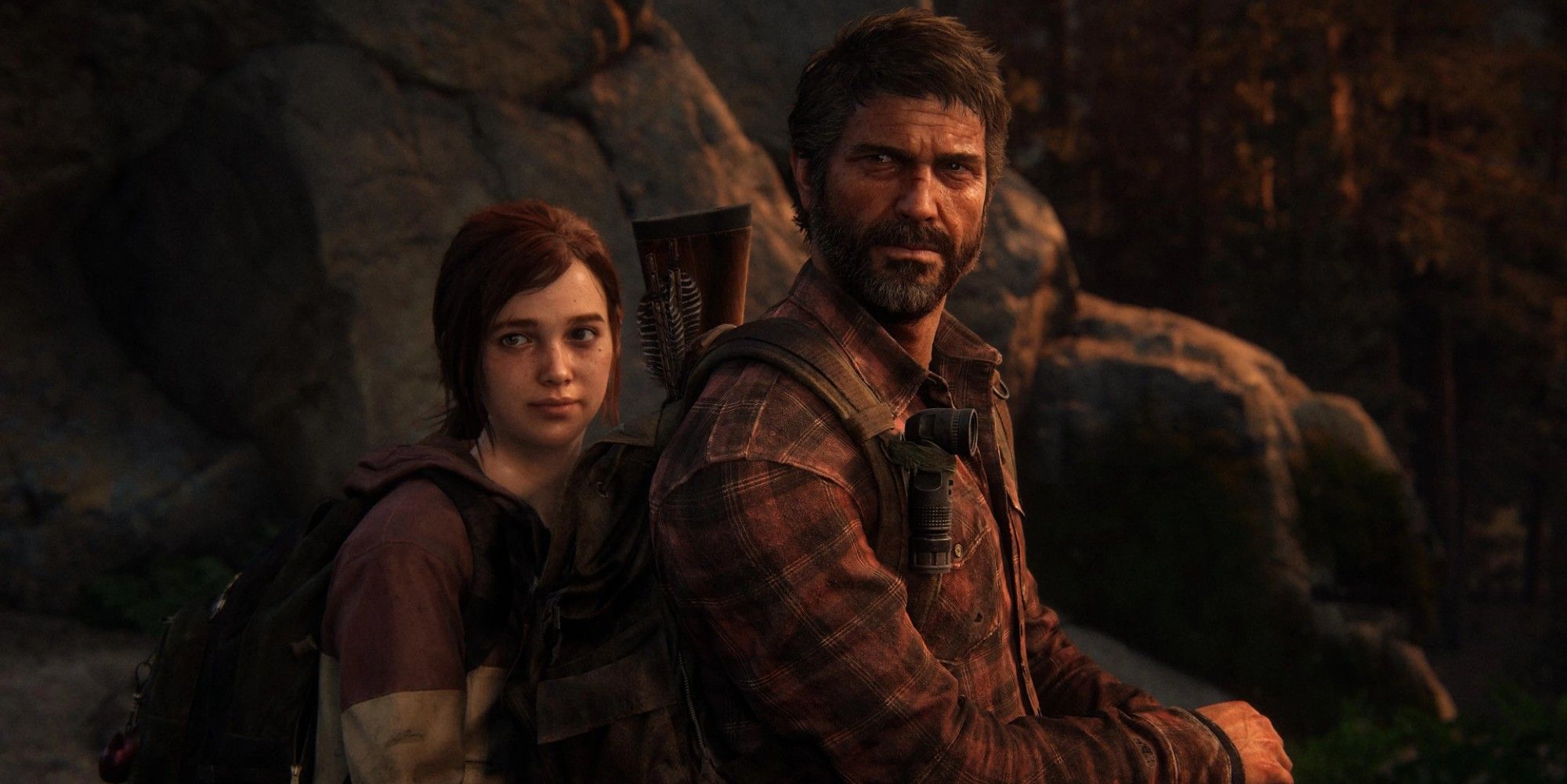 joel and ellie in the last of us