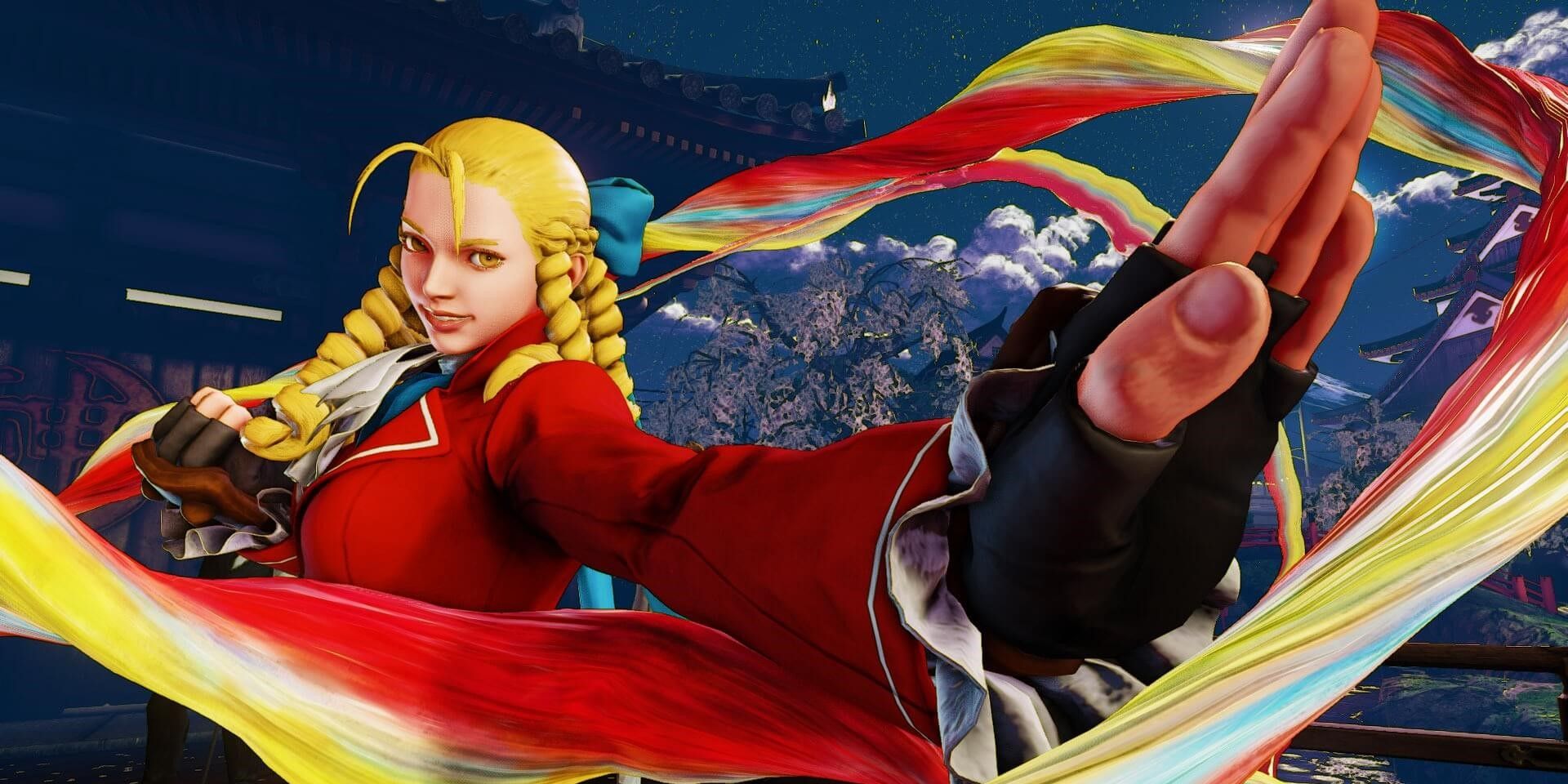 Karin Street Fighter Series fight stance
