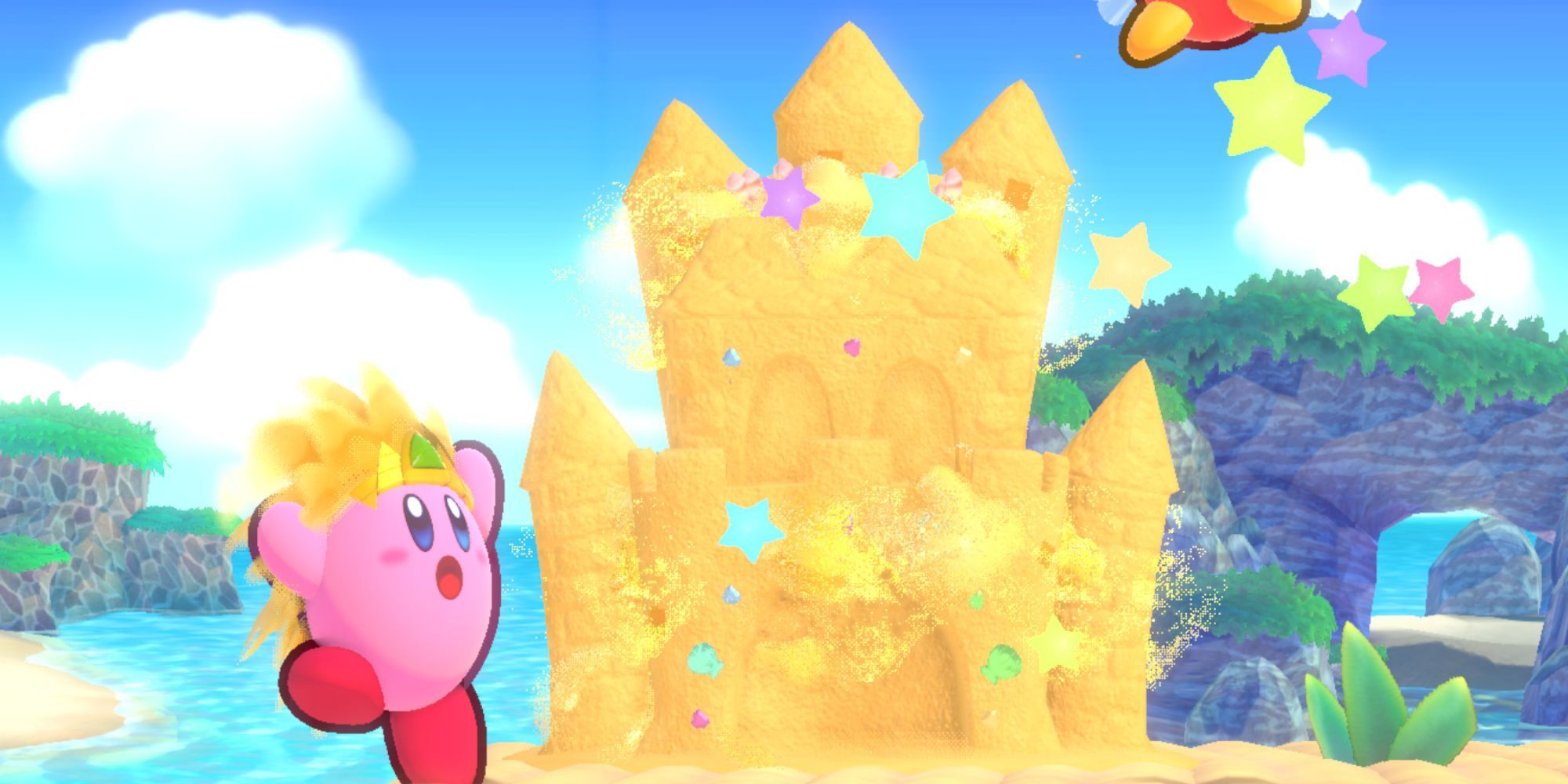 Kirby's new Sand ability from Return to Dream Land Deluxe.