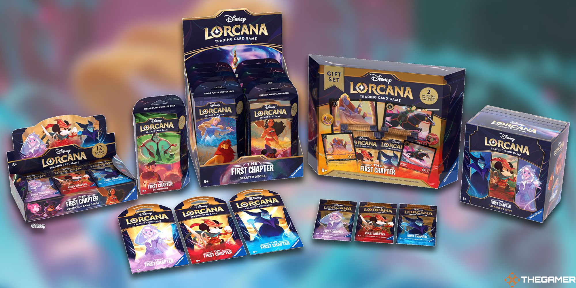 Lorcana's launch products.